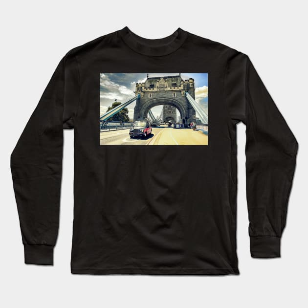 Tower Bridge, London Long Sleeve T-Shirt by flashcompact